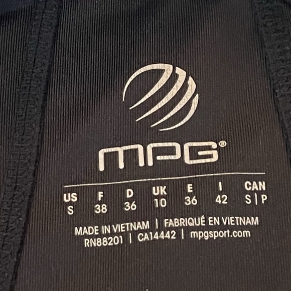 MPG Sport Shell Purple Black Gray Full Zip Casual Athletic Jacket Small - Picture 17 of 17